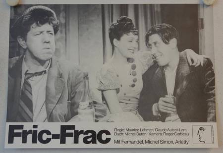 Fric-Frac originales deutsches Filmplakat (R70s)